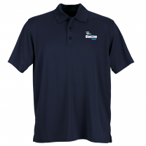 Men's Omega Solid Mesh Tech Polo