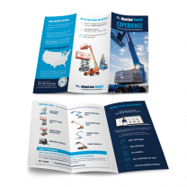 About BlueLine Trifold + Line Card - Aerial (Pack of 25)