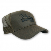Oil Cloth Mesh Back Trucker Cap