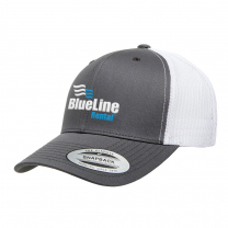 Flexfit Charcoal/White Retro Trucker Cap