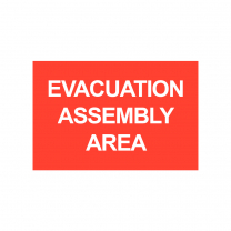 Excavation Assembly Area Aluminum Sign 
