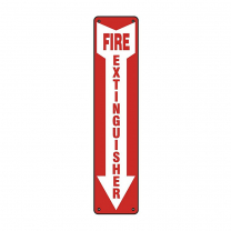 Fire Extinguisher Plastic Sign 