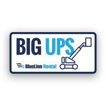 Big Ups Hard Hat Sticker (Pack of 25)