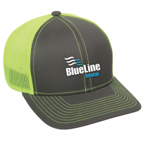 Neon Yellow Mesh Back Trucker Cap