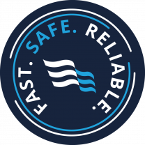 Fast Safe Reliable Floor Decal