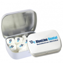Domed Tin with Imprinted Mints (Pack of 10)