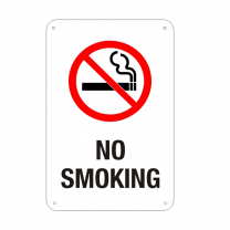 No Smoking Plastic Sign 