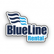 BlueLine Rental Logo Hard Hat Stickers (Pack of 25)