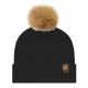 Knit Beanie w/Pom