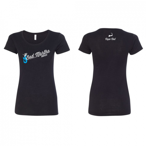 Women's BM Chest T-Shirt - Black - Cape Cod