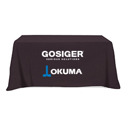 Black 6' Table-Drape