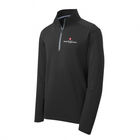 Sport-Tek® Sport-Wick® Textured 1/4-Zip Pullover