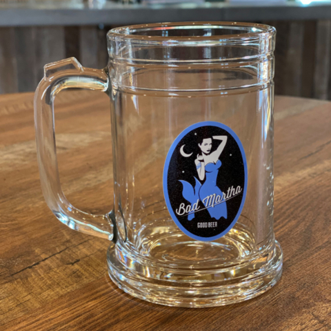 New! Bad Martha Glass Mug