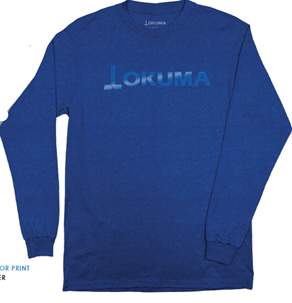 Unisex L/S Crew Neck with Gloss print