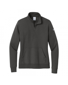 Nike Ladies' Club Fleece Sleeve Swoosh 1/2 Zip