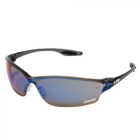 Blue Mirror Safety Glasses