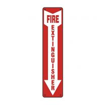 Fire Extinguisher Plastic Sign 